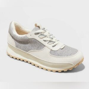 Universal Thread Cream and Gray Sneakers